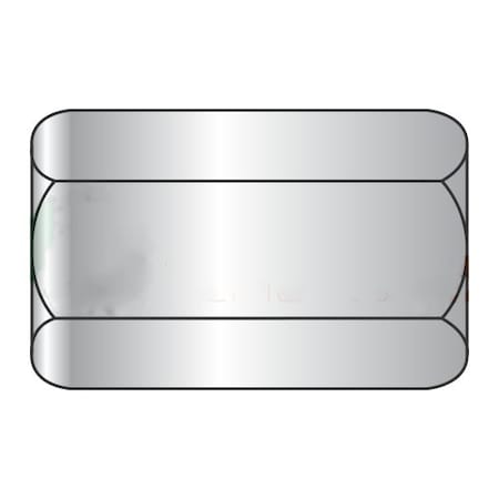 Newport Fasteners Coupling Nut, M10-1.50, 18-8 Stainless Steel, Not Graded, 30 mm Lg, 200 PK NB043045B-200